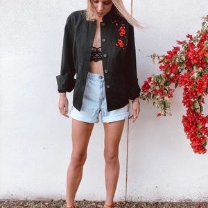 Cherry blossom Embroidered Tunic